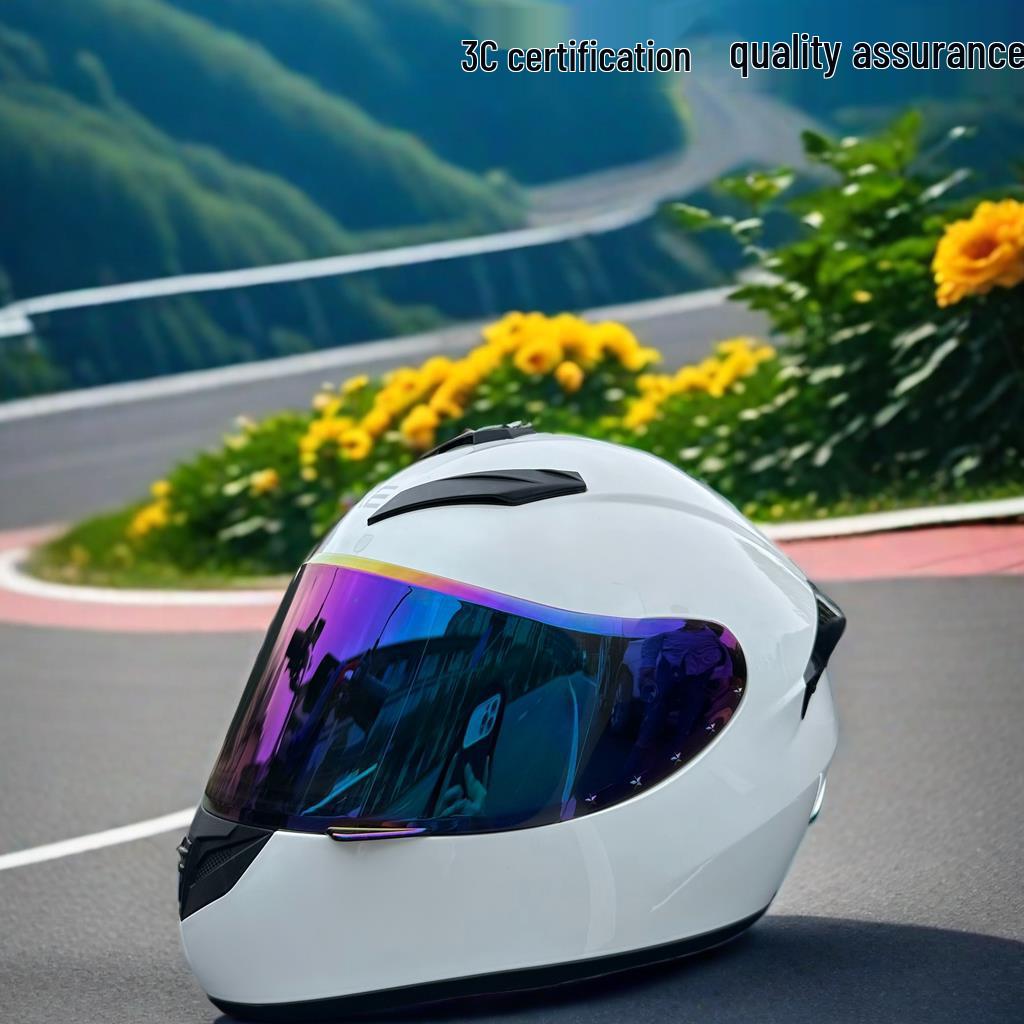 3C Certified Bluetooth All-Season Windproof Full Face Motorcycle/Scooter Helmet for Couples