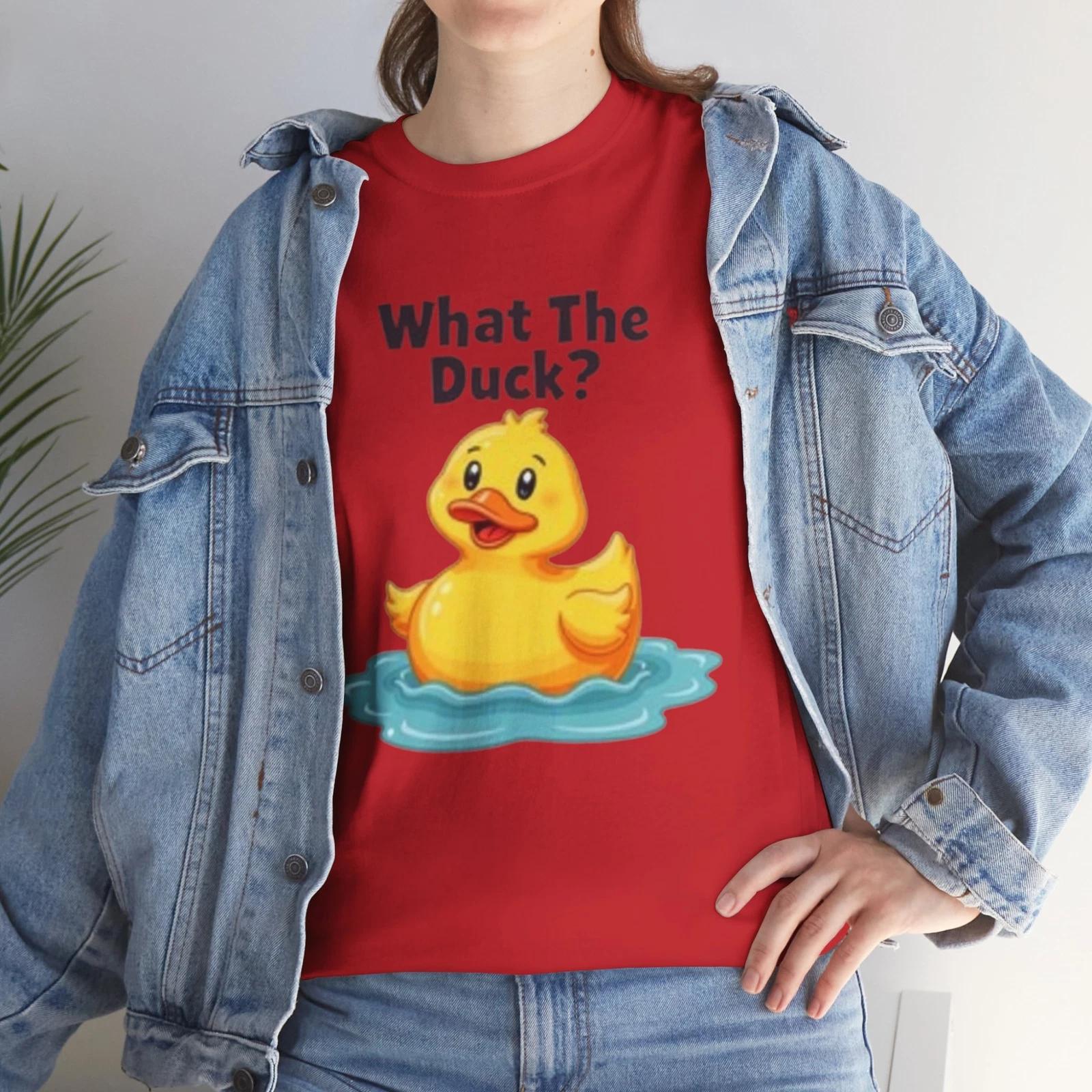 Duck Lover T-Shirt - Quirky Ducky Tee for Waterfowl Enthusiasts - Sarcastic M
