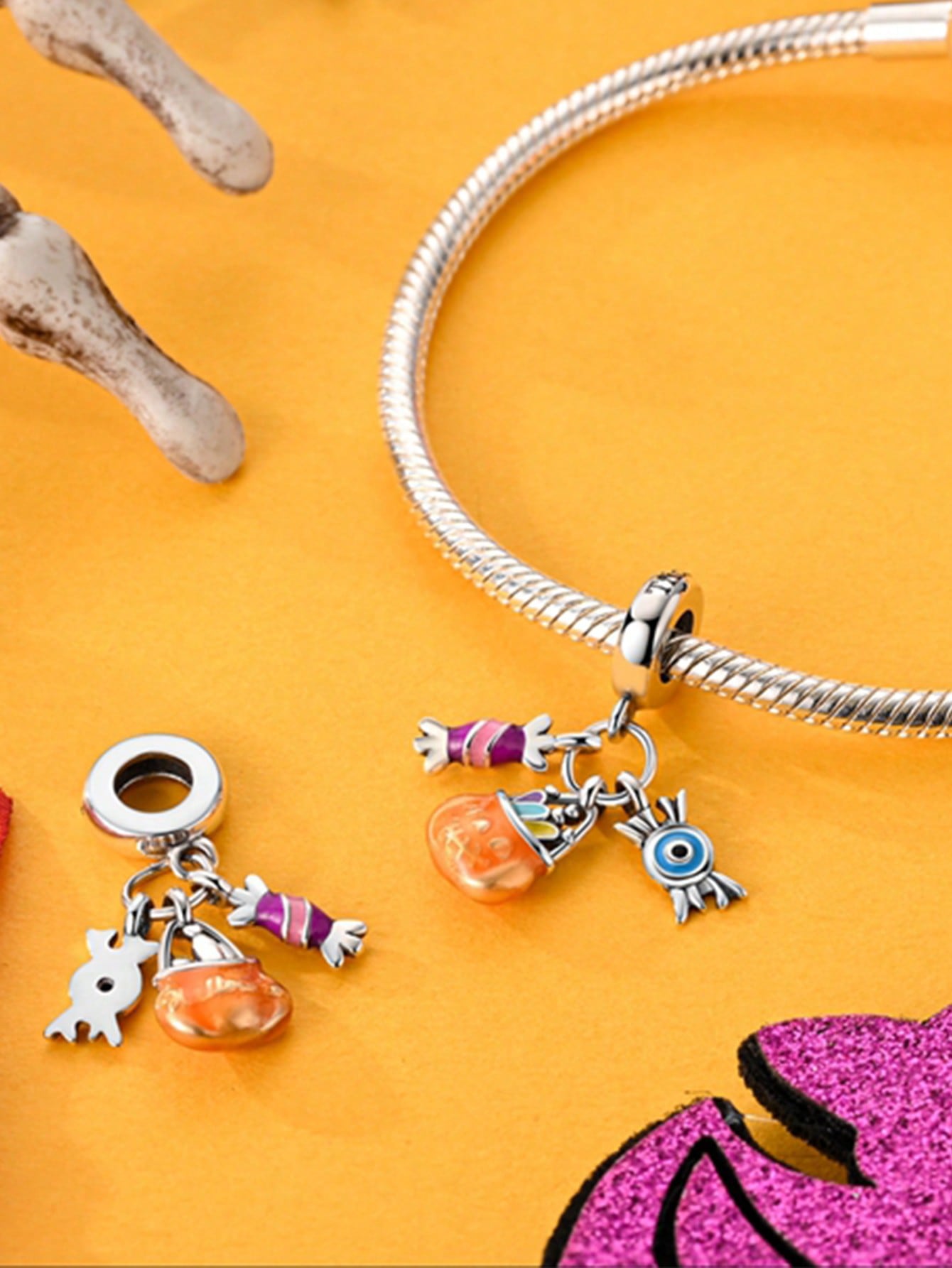 

Charm Bead Components Plata Copper Metal Colors Daisy Perfume Bottle Maple Bead Components Charm Bead Component Pendant Bead Component Designed For