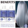 Silver Shampoo and Conditioner Set With Lavender & Vitamin E - Gentle Cleansing and Preserves Hair Color, Smooth and Silky Texture