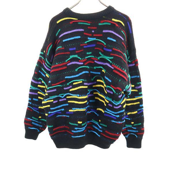 COOGI 90s Old 3D Overall handle Long sleeve wool sweater M knit Men's Used