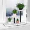 Oval 3-Tier Windowsill Plant Stand & Storage Shelf