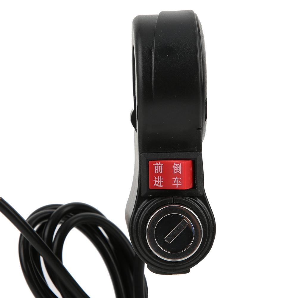 3pcs Handlebar Switch ForwardReverse Button with Lock Accessory for Electric Bike