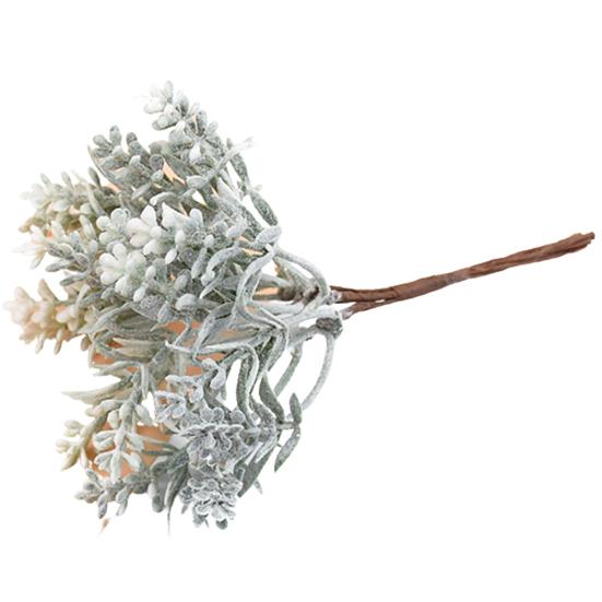 1 Bouquet de plantes artificielles en plastique, couronnes florales, décor d'ornement de mariage à faire soi-même