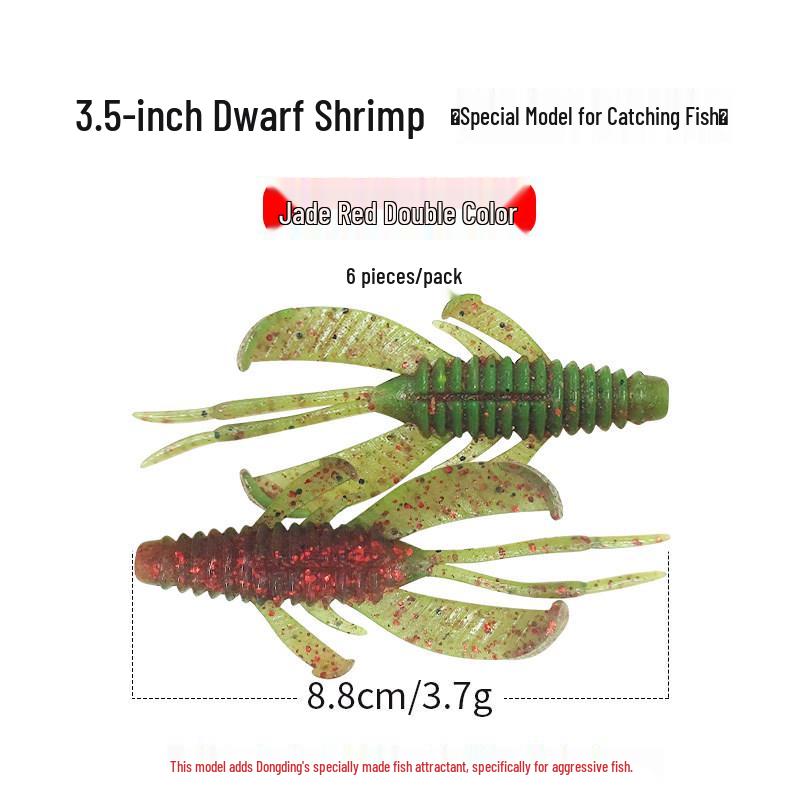 Dongding - Bas Avı İçin Engel Karides Yumuşak Yem, Teksas Rig Arama Yemi