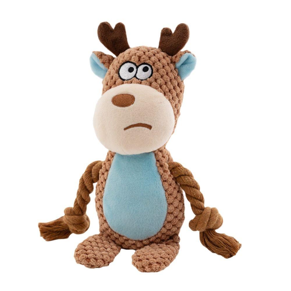 Interactive Dog Squeaky Toy Creative Squeaky Plush Dog Toys Funny Puppy Chew Toy Pet