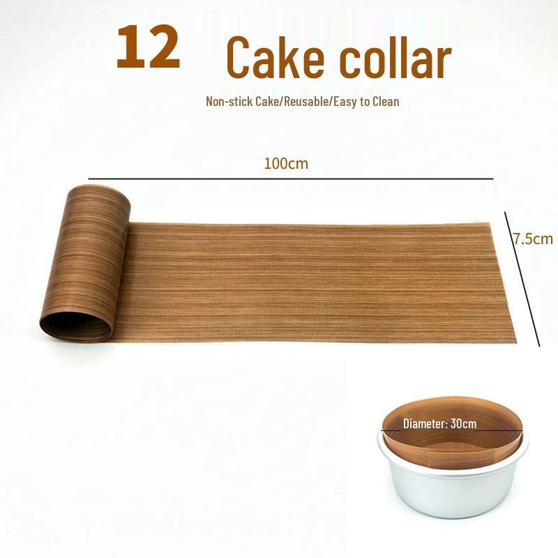 Anodized Round Chiffon Cake Mold for Home Baking