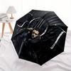 1pc Game of Thrones Design Automatic Open/Close Umbrella - Compact Travel Umbrella, Perfect Gift for Friends -Intricate Design Umbrella yy250811104