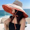 Double-Sided Sunshade Cap Foldable Sun Hat Fashion Women's Beach Hat  Outdoor