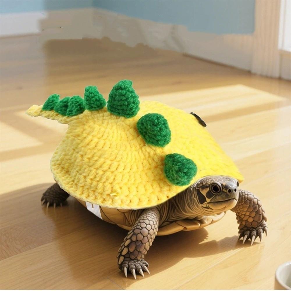 Dinosaur Turtle Knitted Sweater Cartoon Pet Sweatshirt Funny Tortoise Outfit  Halloween Party