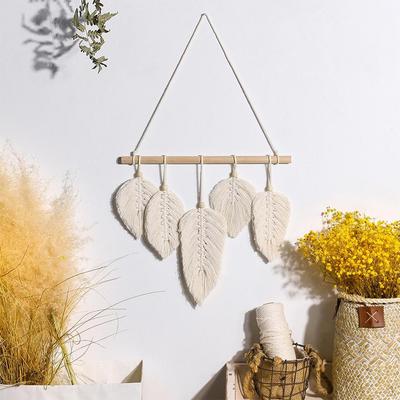 Boho Tapestry Handmade Knitting Tassels Macrame Wall Hanging Room Decor