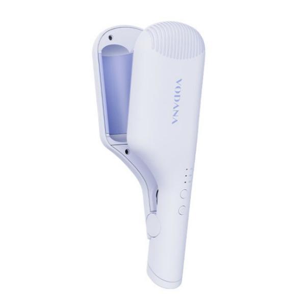 Компактная плойка Bodana 32 мм, портативная плойка для волос для мягких волн и естественного объема Powder Blue