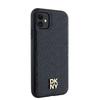 Dkny Dkhmn61Pshrpsk Iphone 11 / Xr 6.1Czarny/Black Hardcase Leather Monogram Pattern Metal Logo Magsafe