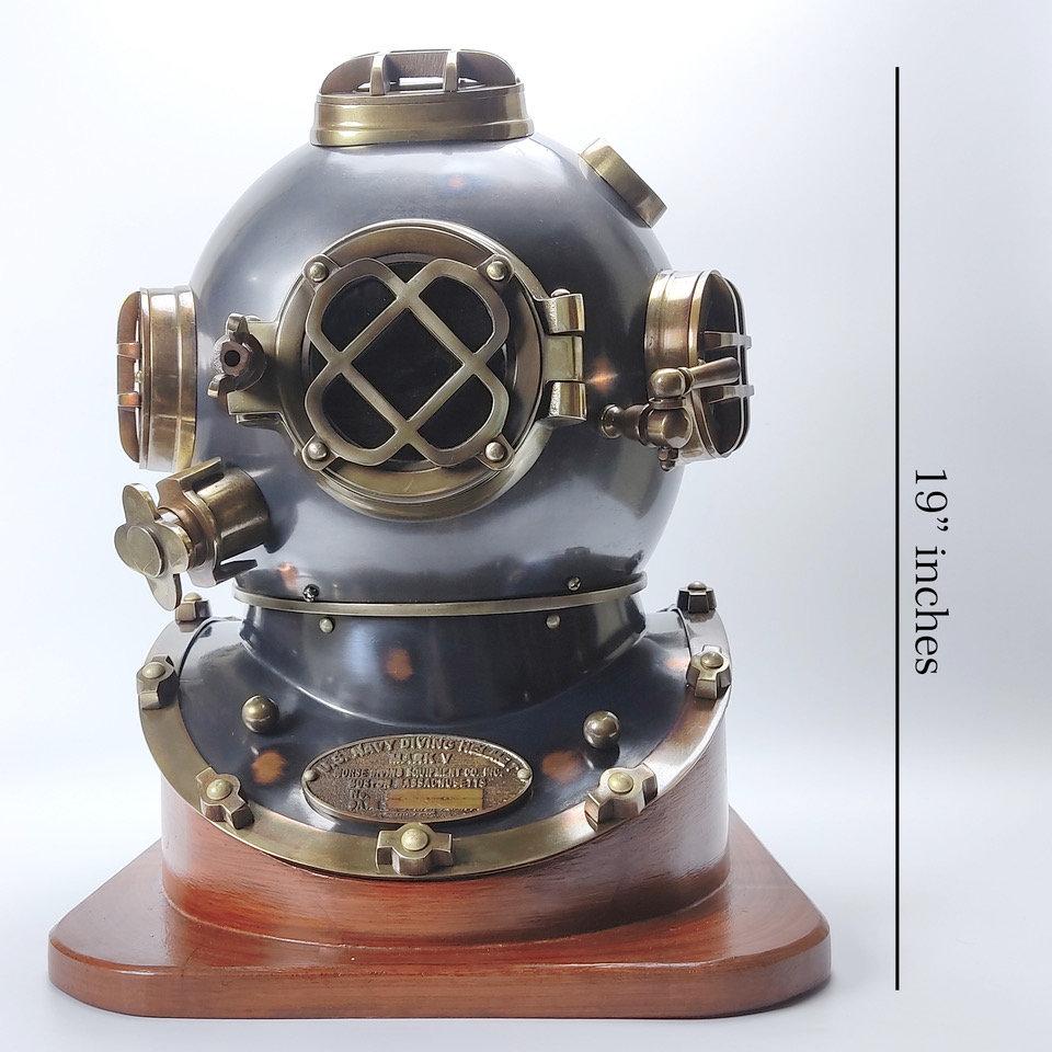Diving helmet, US Navy Mark, Nautical Diving helmet, Scuba Diving helmet, Commando Diving helmet, Mark V Diving helmet, Antique Diving hel..