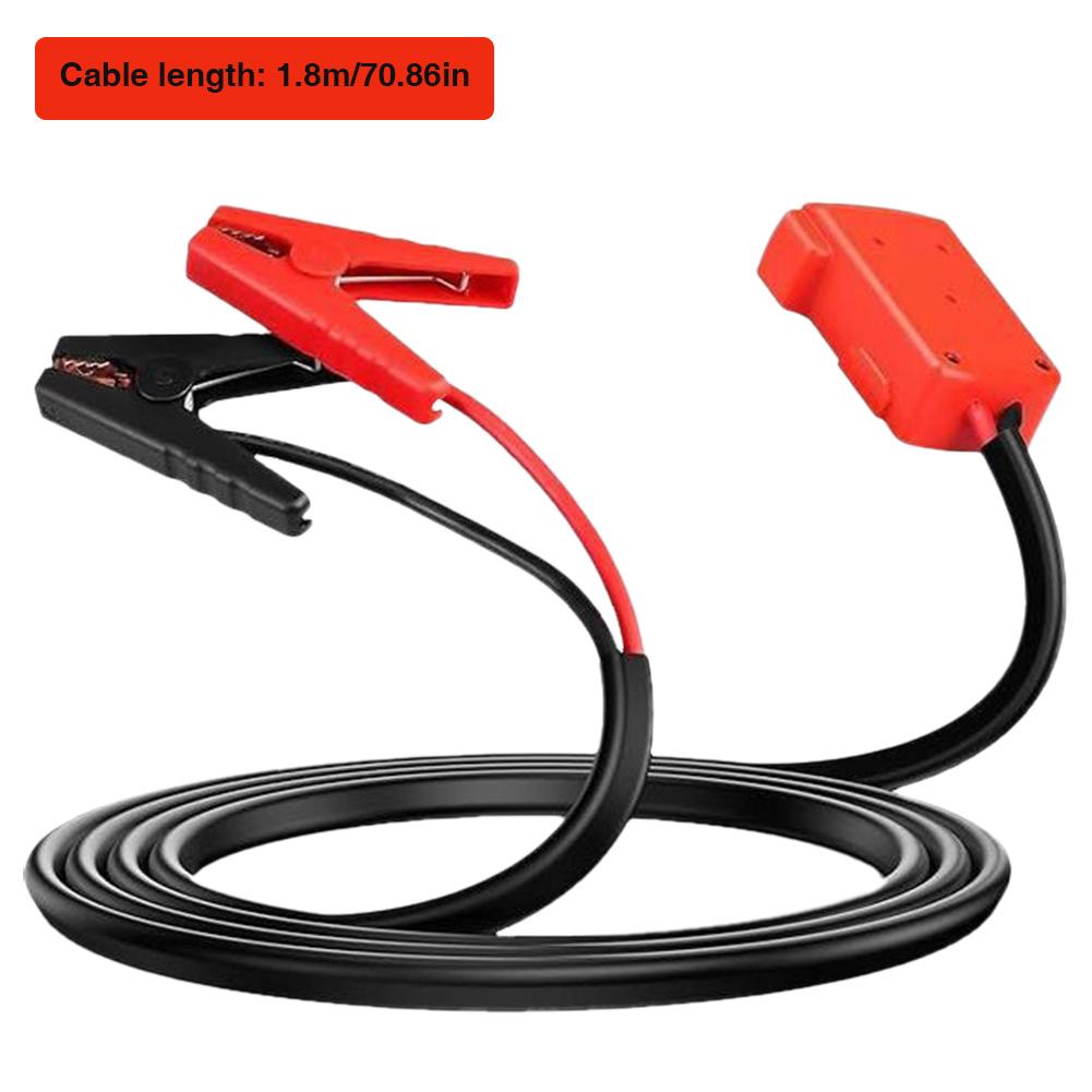 18V Battery Jump Starter Automotive Booster Cable Auto Booster Cable for Most 12V Motorcycles Cars SUVs