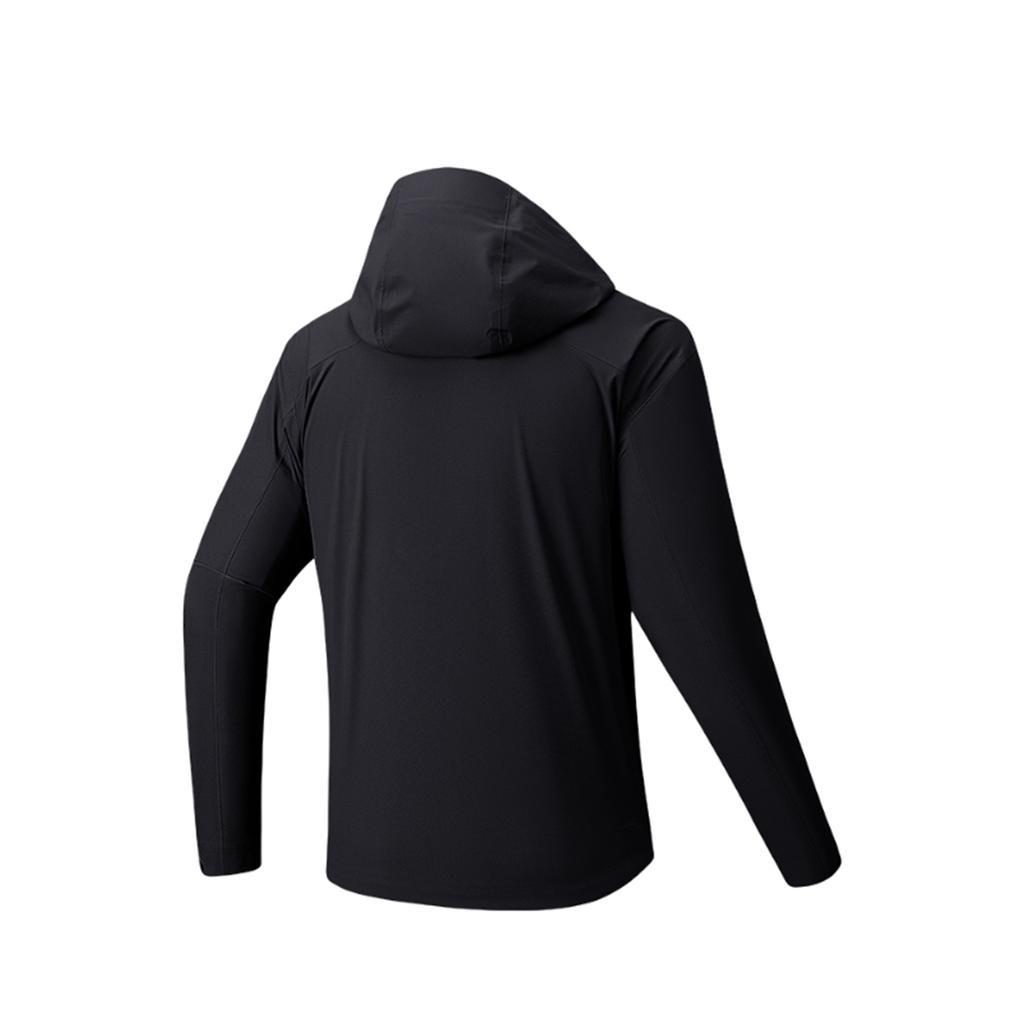 Anta Seria outdoorowa Prosta Twarda skorupa Wszechstronna Luźny krój Z kapturem Jednolity kolor Wiatroodporna Ochrona UV Oddychająca Wodoodporna Kurtka 952536601-3