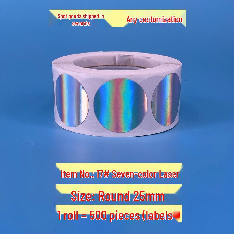 

2.5CM Colored Round Self-Adhesive Marking and Graffiti Stickers for Envelopes