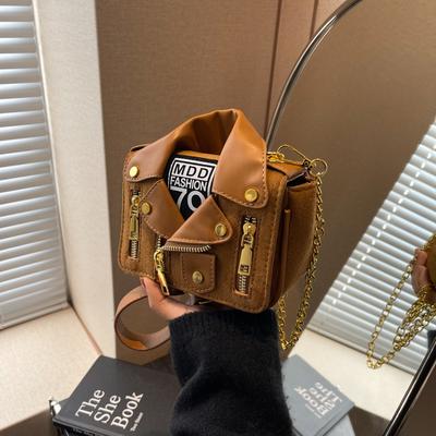 PU Square Ladies Top-Handle Bags Unique Zipper  Design High Quality Shoulder Bags for Women  Designer Style