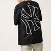 MLB T Shirts Unisex Black Crew Neck Moderate Straight Fit 3ATS33023-50BKS