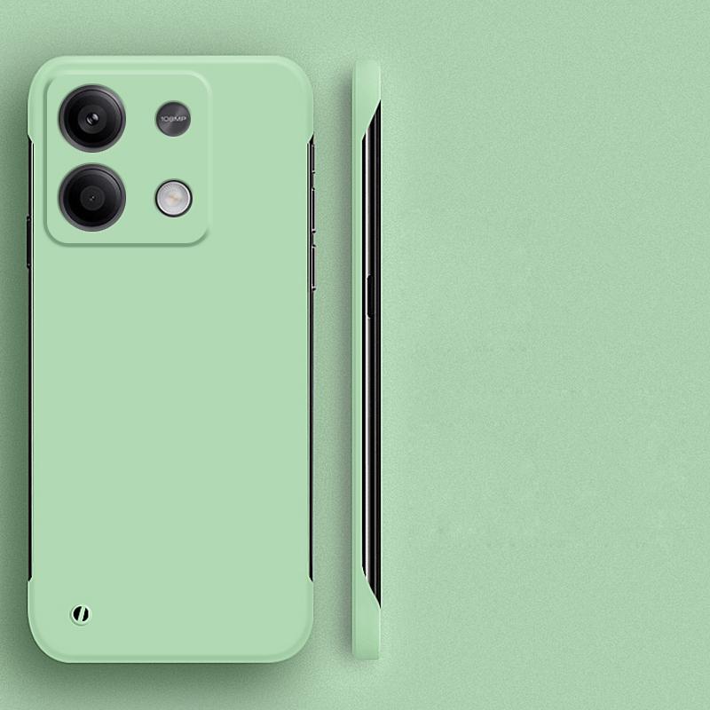 Solid Color Slim Frameless Phone Case For Xiaomi Poco X6 M4 Pro Redmi Note 14 Pro 13 Pro+ 12 Pro Heat Dissipate Shockproof Cover