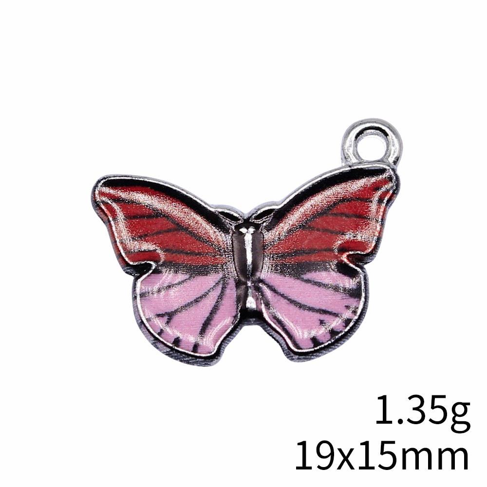 Wedding Anniversary Bracelet Charms Butterfly Bee Enamel Charms Pendant Audience Bracelet Pendants
