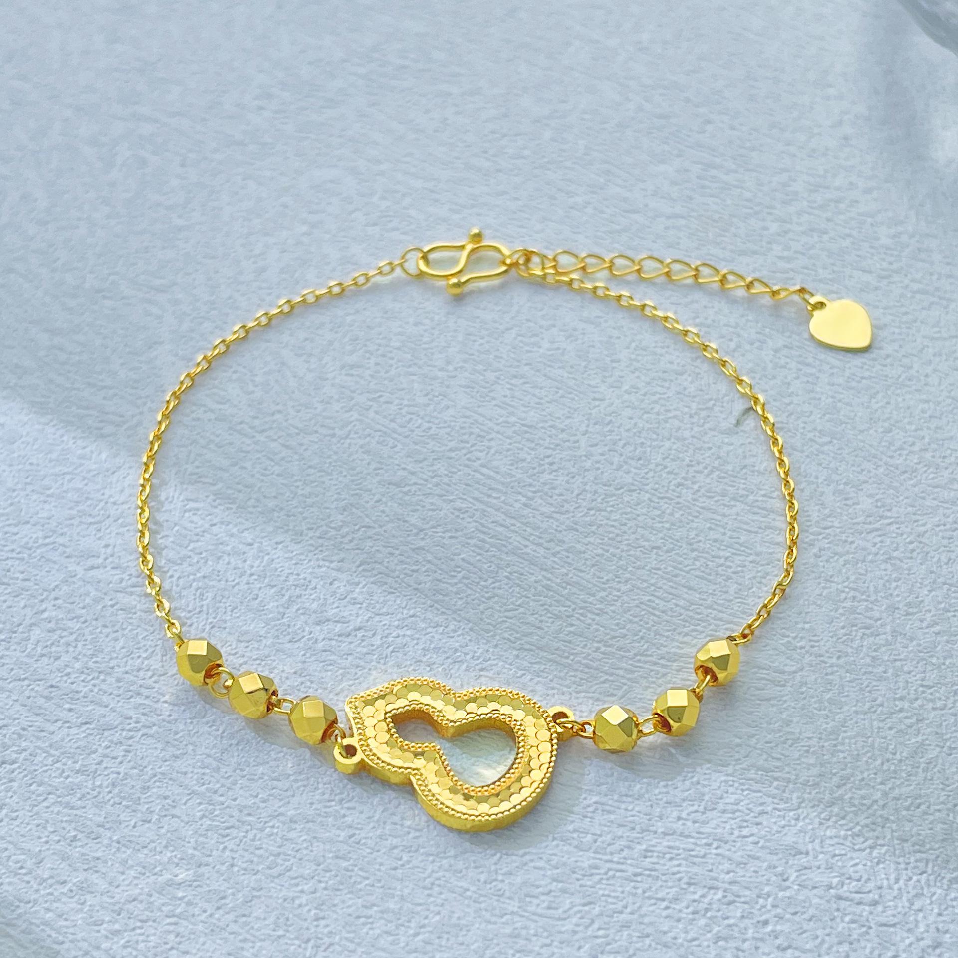 

Браслет-тыква с ЧПУ, с золотым покрытием, не тускнеющий, на удачу - Модные высококлассные украшения для девушек Copper