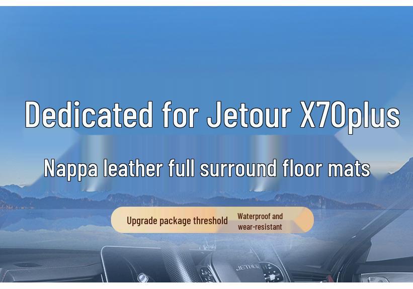 Jetour X70plus Full Coverage Floor Mats for Chery X70Pro - Custom Fit Car Mats