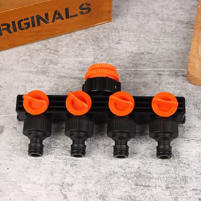 Valve Splitter 1/2" 3/4" 1" Watering Connector Distributor 1 To 4 Way Hose Splitters For Water Pipe Hose Tap Connectors