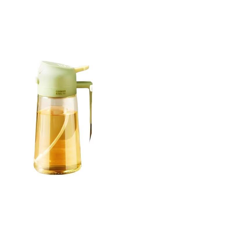 COOKER KING 470ml Green Glass Oil Mister Set (2-Pack)