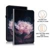 Crystal Flower Painted Pattern Flip Wallet PU Leather Tablets Case with For Samsung Tab A 10.1/A 8.0/Tab S6 Lite/Tab S7/S8/S9/Tab A7/Tab A8/Tab A9..