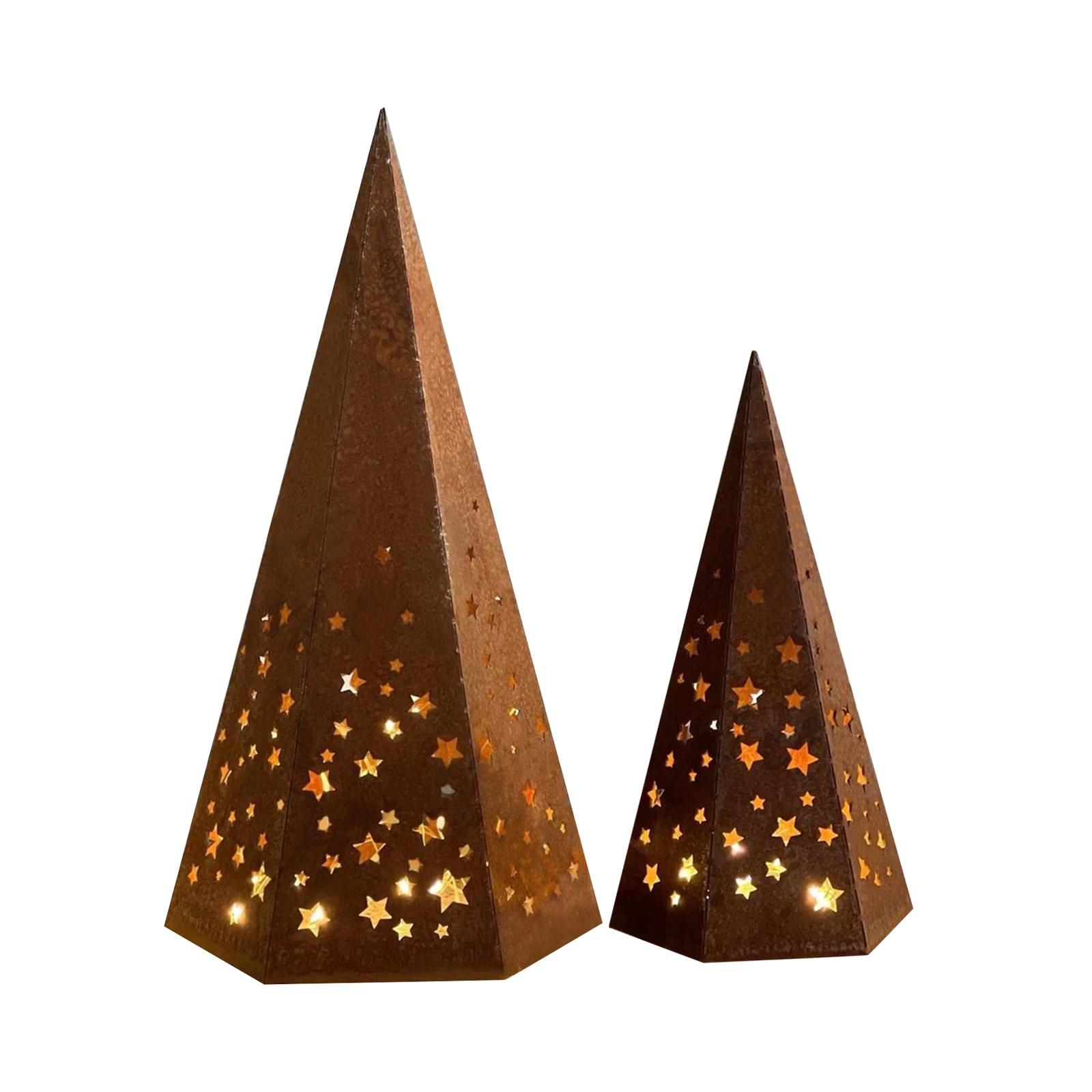 

1 упаковка 2 шт. Домашнее светящееся украшение в форме башни, настольные украшения One Size