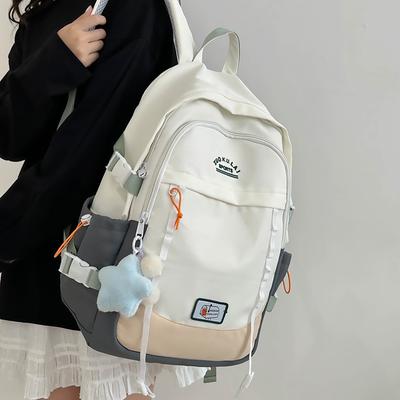Travel Leisure Bag High Value Backpack Simple Backpack Junior High School Students Large Capacity Backpack.