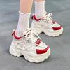 Platform dad shoes autumn new color matching casual sports