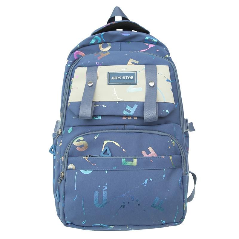 

Trendy Versatile Large Nylon Backpack For Students Outdoor Travel Casual Use Comfortable Fit