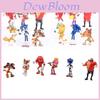Sonic The Hedgehog Figures Pvc Collectible Ornaments For Kids And Fans