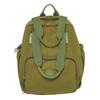 Solid Color Backpack Women's Multi-purpose Bag Student's Large Capacity Handbag Shoulder Bag