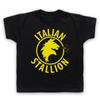 ITALIAN STALLION UNOFFICIAL ROCKY BOXING LOGO ROBE FILM KIDS CHILDS T-shirt