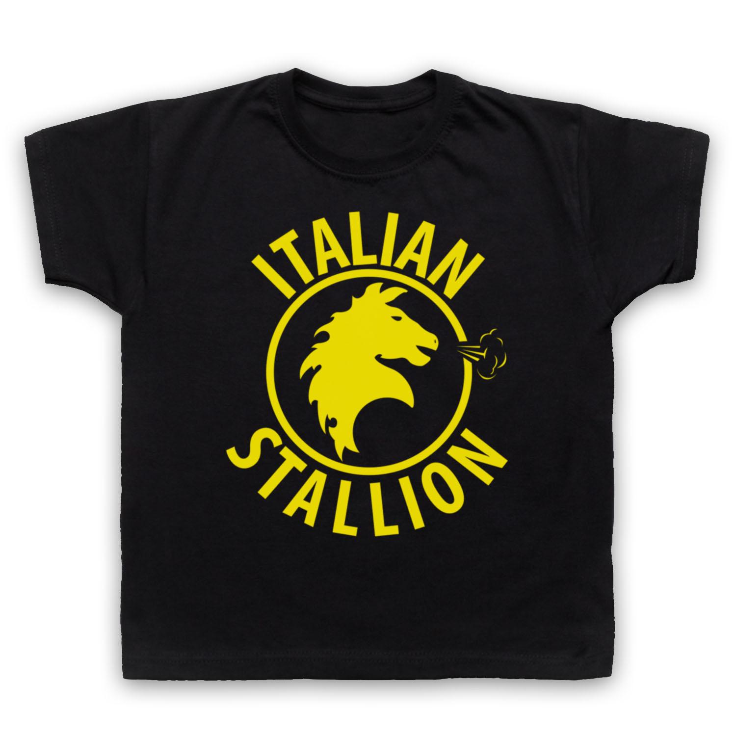 ITALIAN STALLION UNOFFICIAL ROCKY BOXING LOGO ROBE FILM KIDS CHILDS T-shirt 120