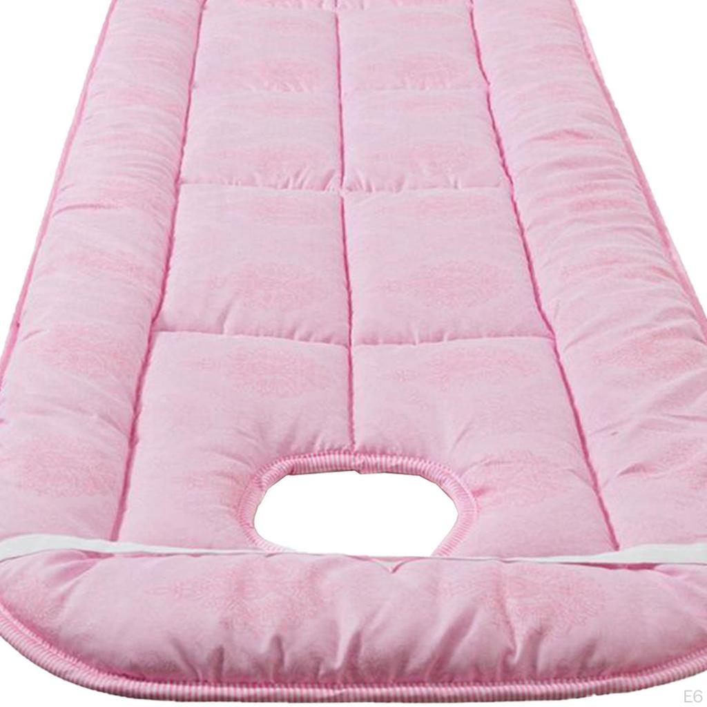Schönheitssalon SPA Massagetisch Kissen Salon Tagesdecke mit Gesichtsloch Polyester Weich Bequem Verdicken