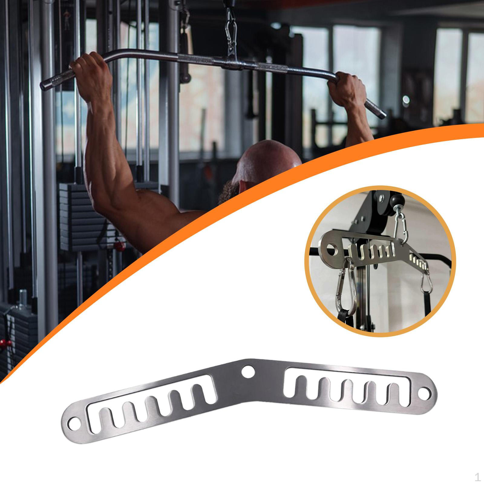 

Multi Grips LAT Pull Down Bar Double to Single Pulley Adaptor Plate Versatile Spreader for