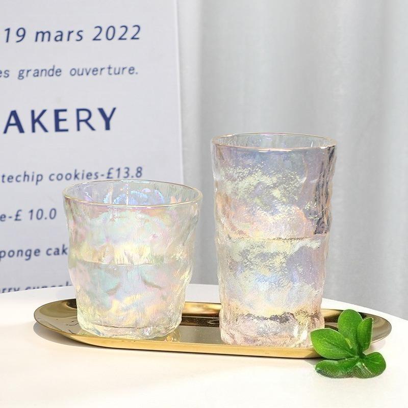 300ml/380ml Frosted Beverage Mug Colorful Glacier Cup Iced Coffee Latte Mocha Cups Drinkware Art Design Whiskey Cocktail Glasses