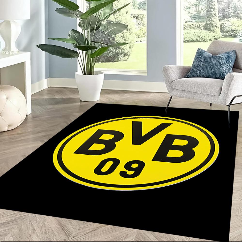 Borussia Dortmund Floor Mat Suitable For Outdoor Decorate Room Entryway Game Room Antislip Carpet Anime Office Decor