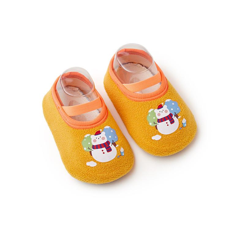 BabyThick Floor Socks for Children In Autumn and Winter Anti-slip and Cool In Winter Newborn Indoor Walking Shoes with Non-slip Soft Soles Sock Cover
