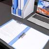 Deli A4 Blue Hard Folders with Double Metal Clips, 5-Pack