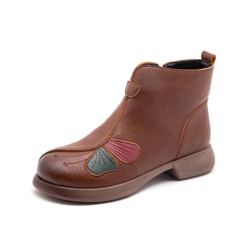 Sheep Fur Winter Shoes Women Snow Boots Warm Flat Ladies Ankle Boots Winter Mother Shoes Plus Size 42