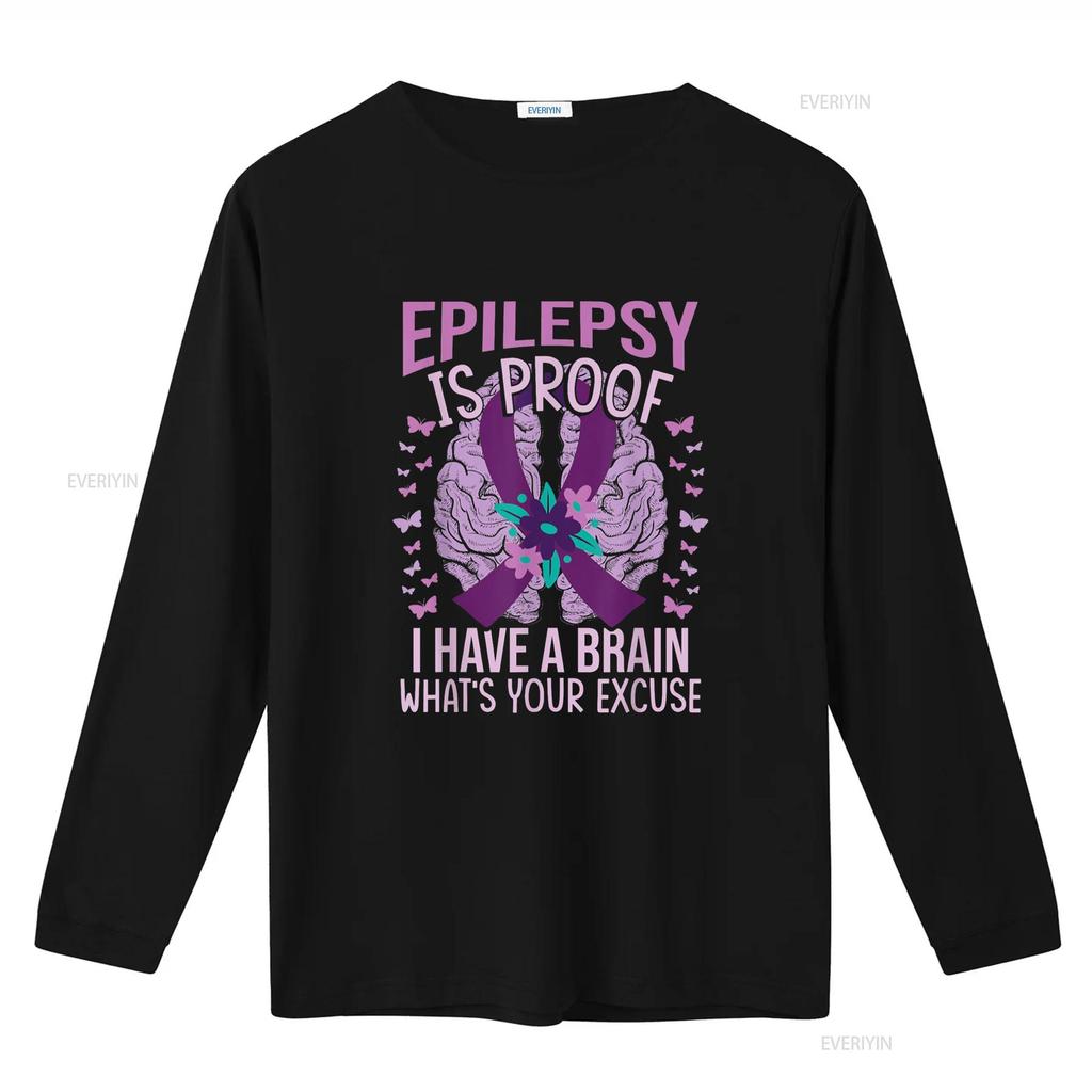 Epilepsy Awareness T Shirt vintage Washed Soft homme graphic Stretched Casual streetwear Versatile Slightly Stylish Unisex