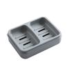 2 Pcs Rectangle Bathroom Soap Dishes 2 Colours Soap Holder Easy To Use Bar Soap Holder  Kitchen Sink