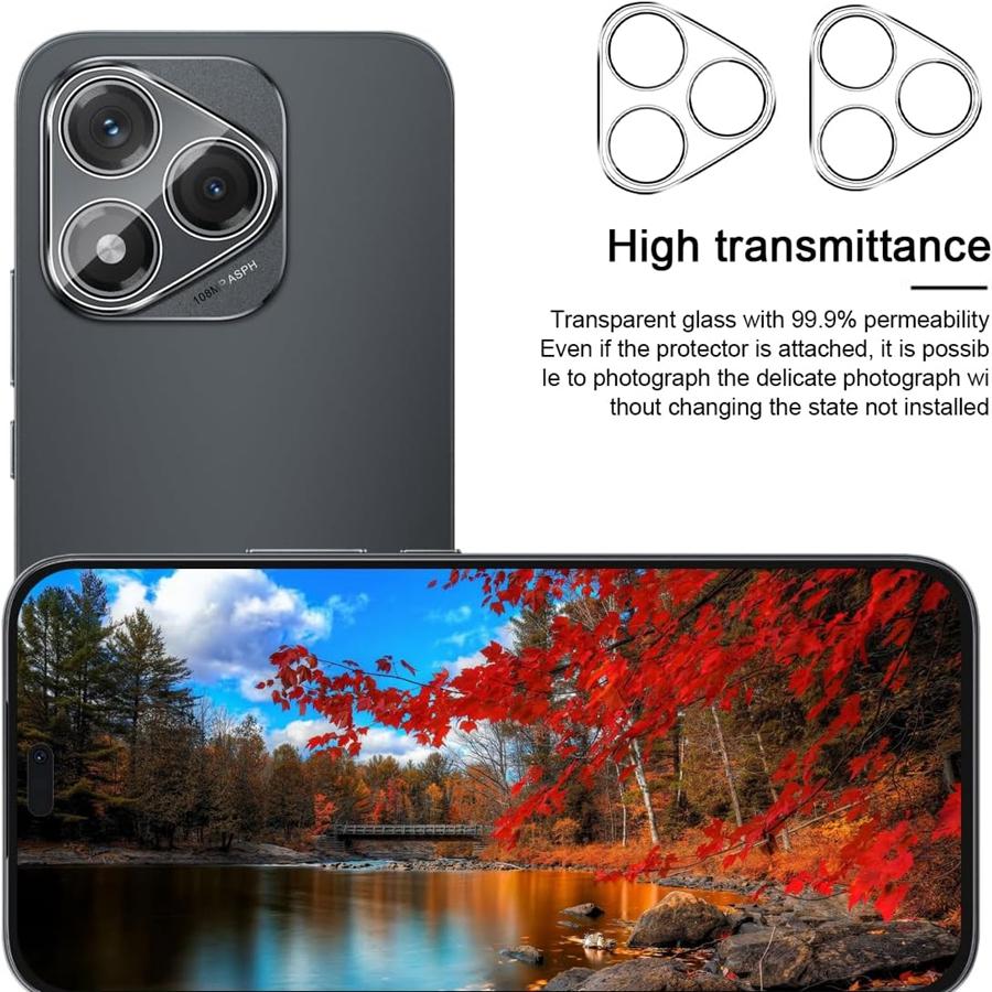 2PCS Tempered Glass Camera Protector for Honor 400/ 400 Lite/ 400 Pro 9H Hardness HD Clear Anti-Scratch Tempered Glass Camera Len Film