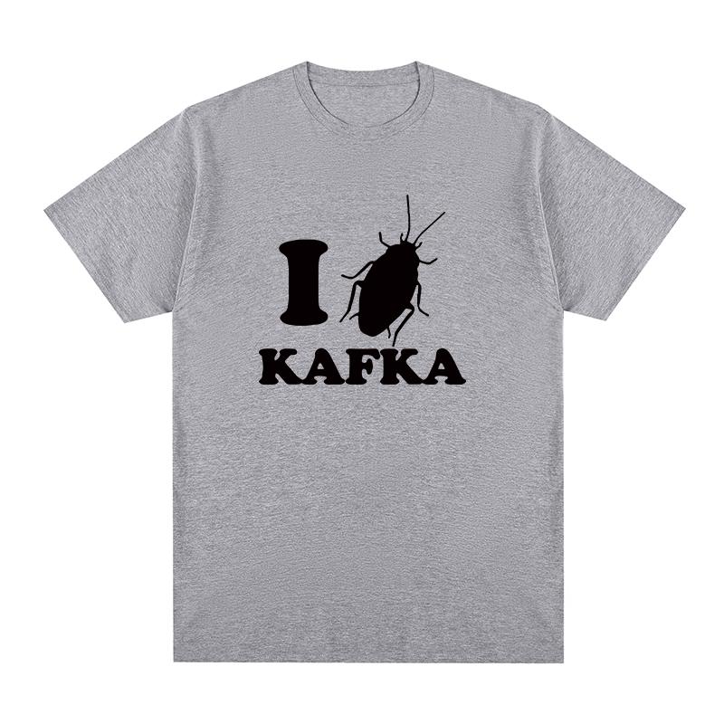 Koszulka I Love Franz Kafka Klasyczna Bawełniana Męska Koszulka Nowa KOSZULKA TSHIRT Damskie Topy