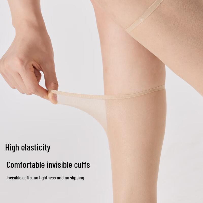 Bonas Women's Ultra-Thin Sheer Over-the-Knee & Mid-Calf Stockings